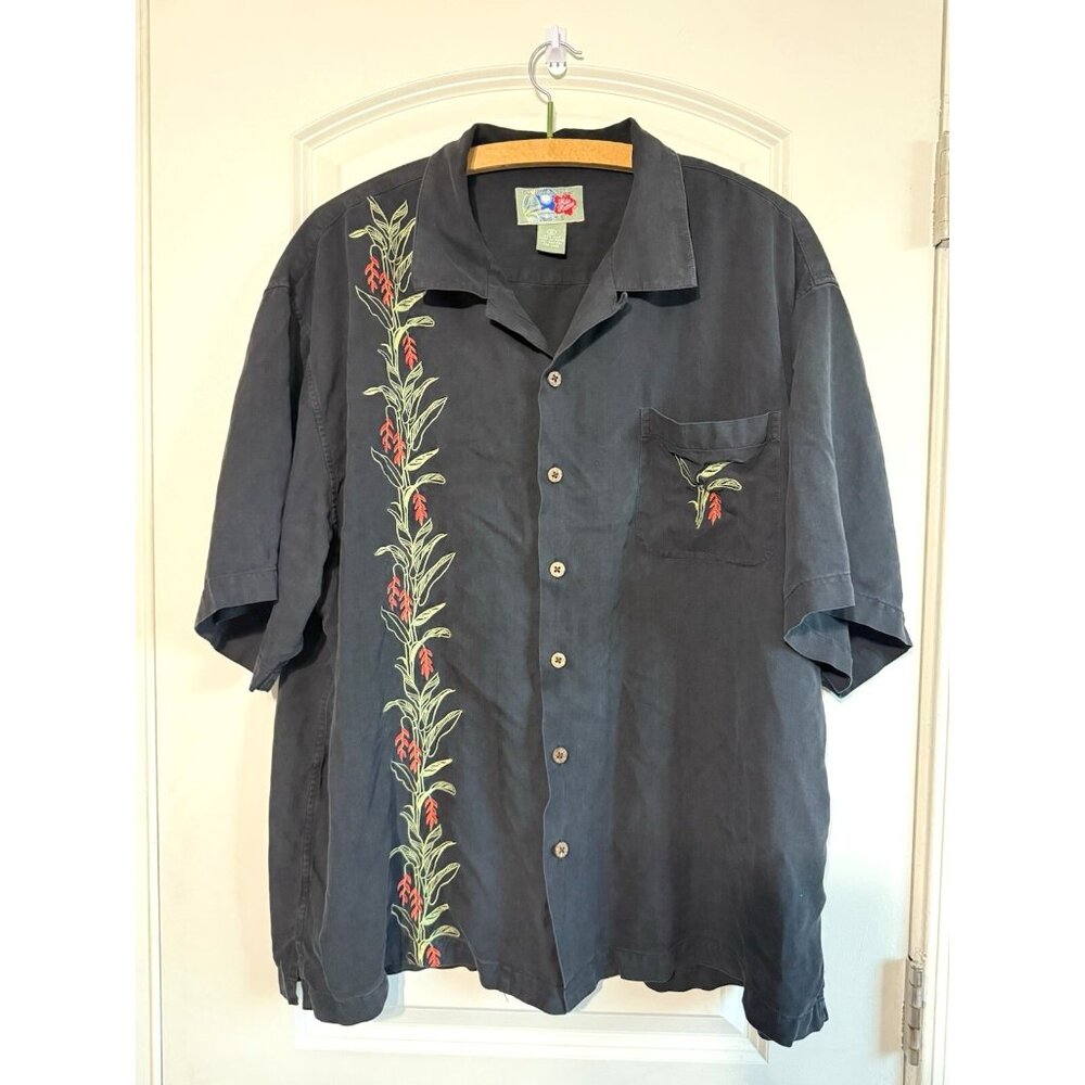 Vintage Hilo Hattie Hawaiian‎ Original Shirt Men's XX-Large Rayon Polyester